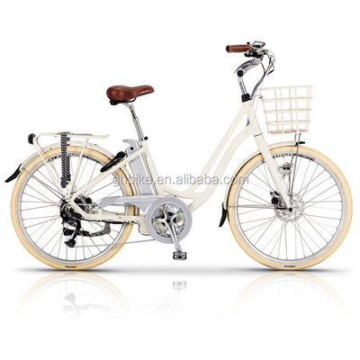 Ladies Beach Cruiser Vole Kensington Bicicleta eléctrica con voltaje de 48V y marco de aluminio