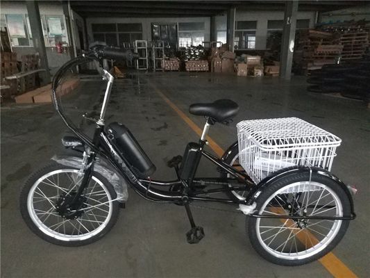 Navegue sin esfuerzo por la ciudad en nuestra bicicleta eléctrica de tres ruedas de 350W para ciclistas mayores