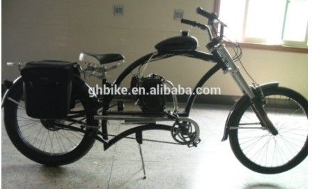 Motor Chopper de 24' 80CC con marco de aleación de aluminio Diseño fresco de la motocicleta estándar de EE.UU.