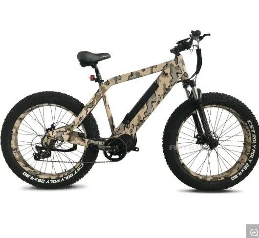 26&quot; de alta velocidad 48V 750W 1000W Bafang MID Motor neumático graso bicicleta eléctrica