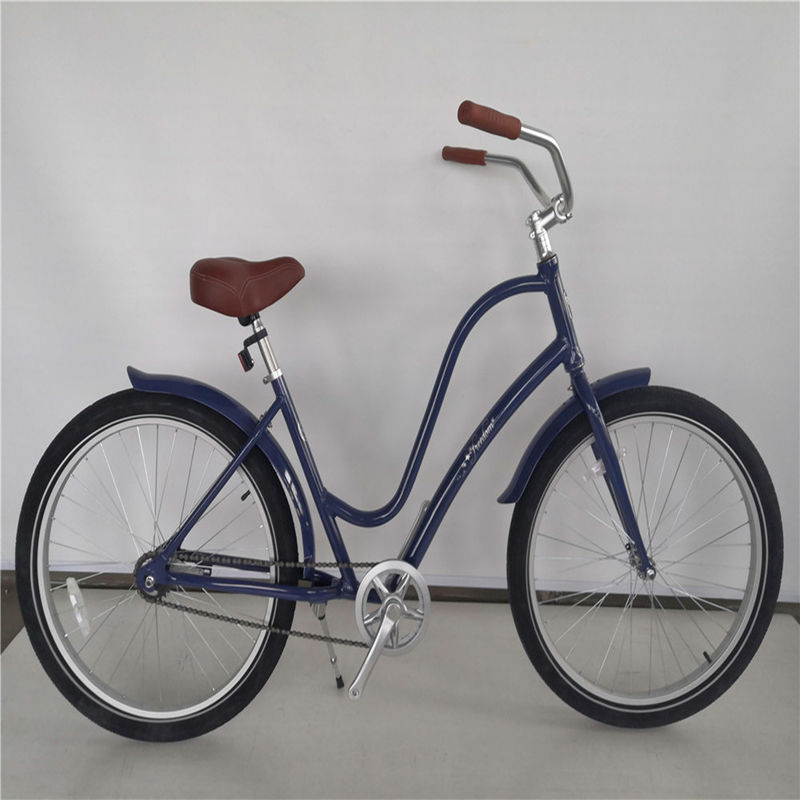 Coaster Brake 26 pulgadas de velocidad única híbrida Unisex Beach Cruiser Bike con 26 * 2.35 neumáticos