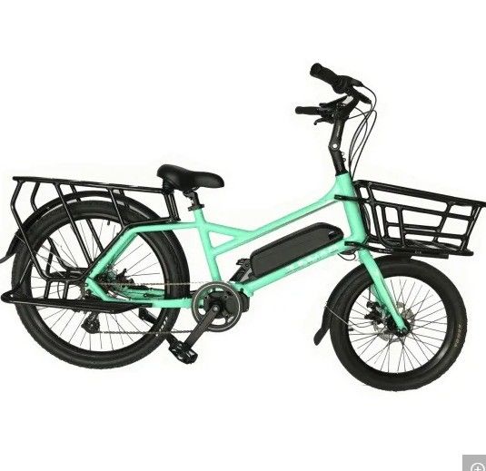 Bicicleta eléctrica familiar o de carga con agarres de doble densidad y tenedor de aluminio de Ananda Bafang