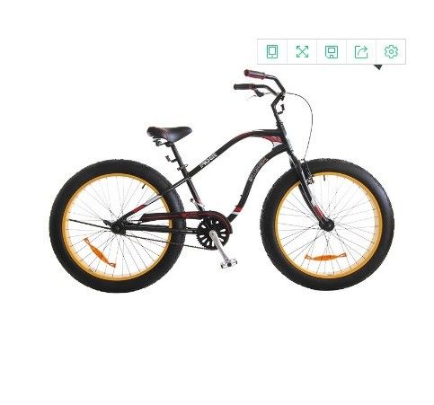 26&quot; Tamaño de la rueda de grasa del neumático de la bicicleta de la bicicleta de nieve de la bicicleta con L 180MM tronco y construcción duradera
