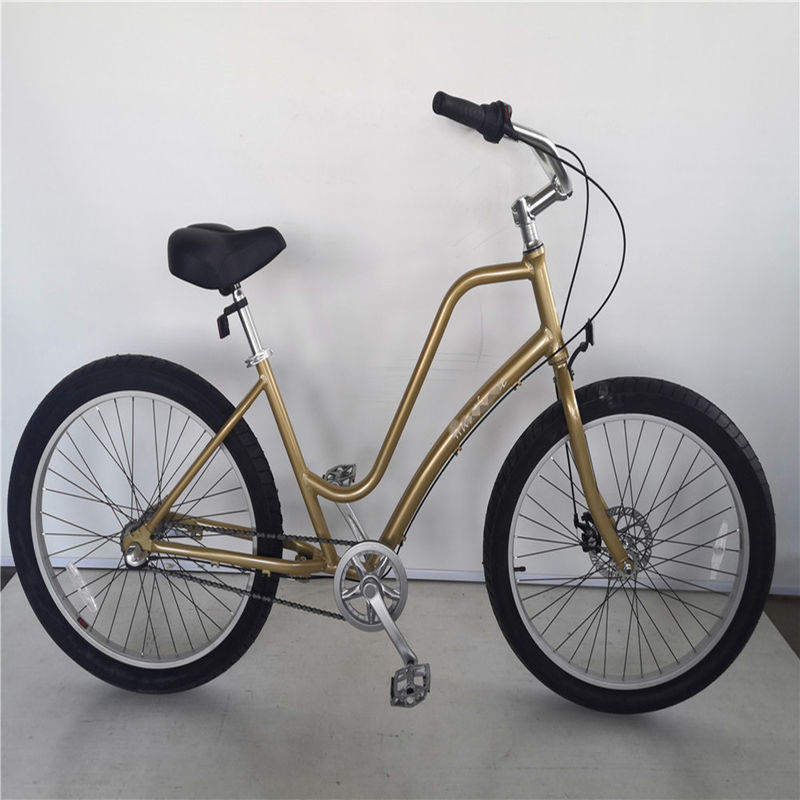 26x3 pulgadas Unisex Paso a través del marco de aluminio 3 Speed Beach Cruiser Bike para alquilar en EE.UU.