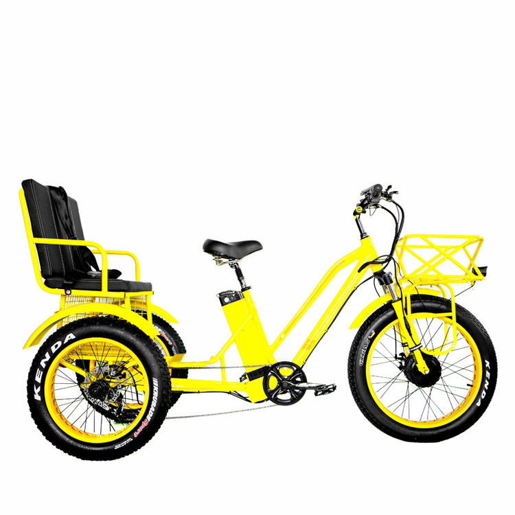 24&quot; Triciclo eléctrico Etrike con motor de 750W y batería de litio de 21AH 40KM/H Velocidad máxima