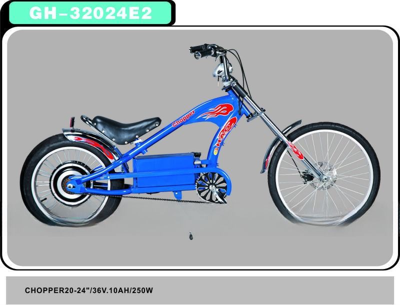Bicicleta eléctrica de chopper de acero 36V 250W para desplazamientos cómodos en la ciudad