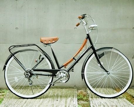 16KG Steel Fork Retro Vintage Holandés OMA Bike Luz delantera y Exploración de la ciudad de Holanda
