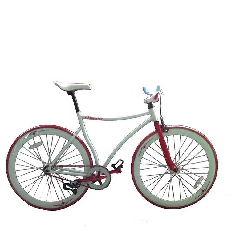 Bicicleta de acero Hi-Ten 700C de velocidad única para niños