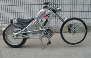 23kg peso 24 pulgadas de gas motor chopper bicicleta para adultos 48cc motor y certificación CE