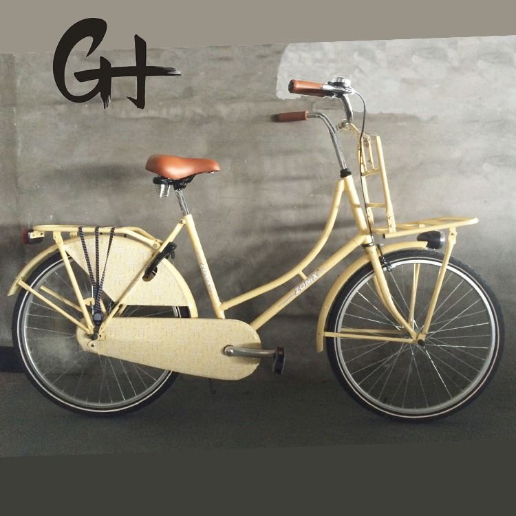 28 pulgadas Old Man City Bike Classic Dutch Bike con marco de acero y doble V freno