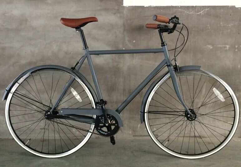 El peso bruto de la llanta de aluminio 14.0 KG estilo vintage bicicleta clásica bicicleta 700C para beneficio