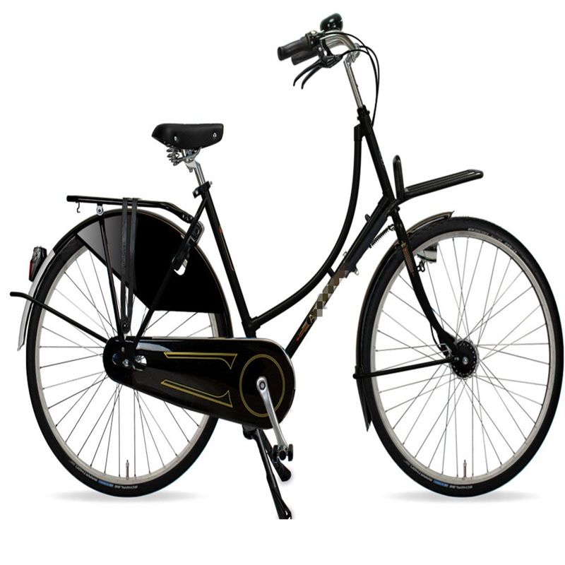 Bicicletas holandesas de 28 pulgadas en Ámsterdam Classic Oma Fiets Marco duro 22 kg Peso bruto