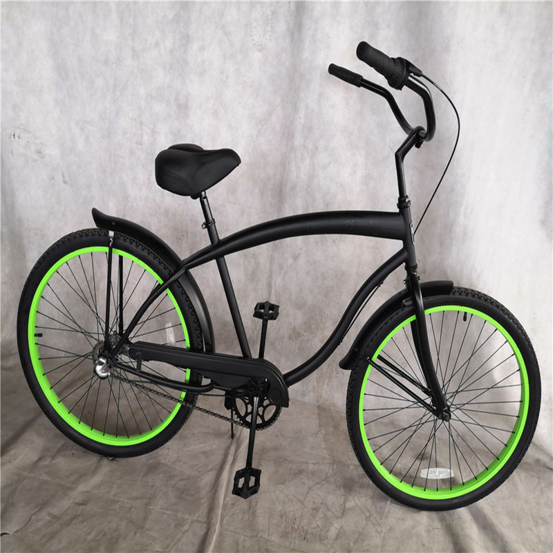 USA Popular 3 velocidad Adultos Hombres Beach Cruiser Bicicleta 26 pulgadas longitud 1.8m