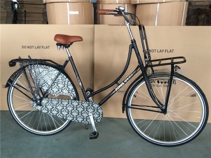 28&quot; Aluminio Crank Set Damas Bicicleta clásica holandesa con estilo retro Bicicleta vintage