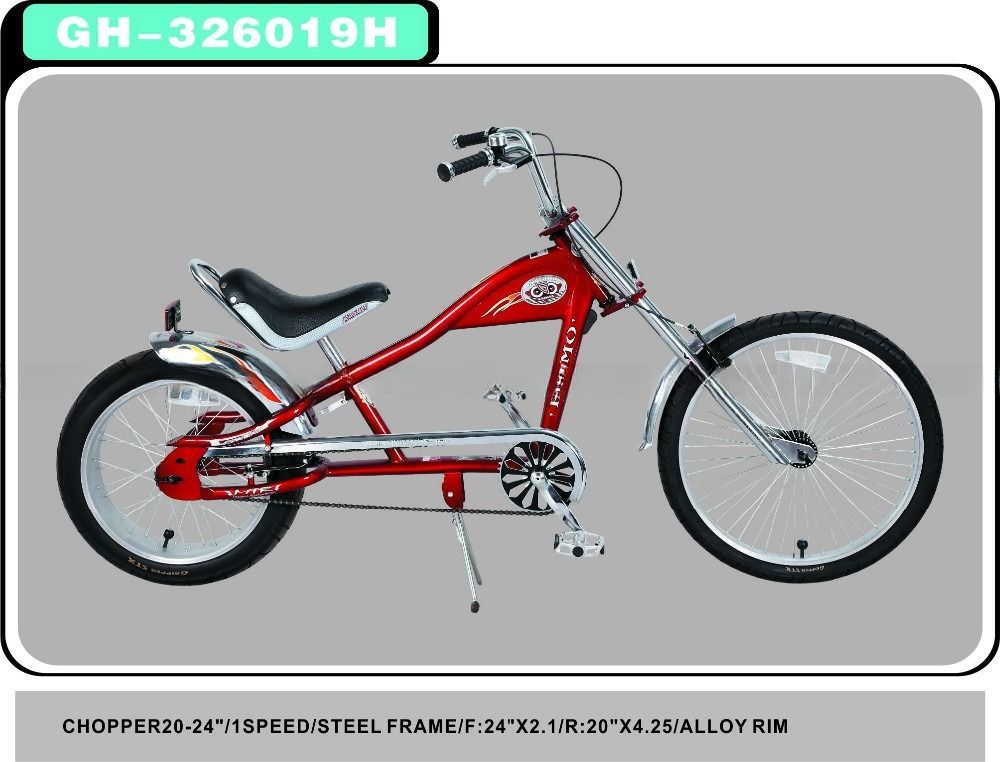 Pedal de plástico de 20-24 pulgadas Chopper Bike para hombres y mujeres modelo Chopper Bike en EE.UU.