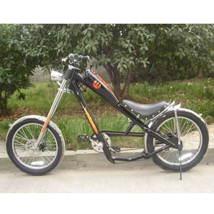 20 pulgadas de material de acero marco de chopper bicicleta con F freno de disco y R freno de montaña
