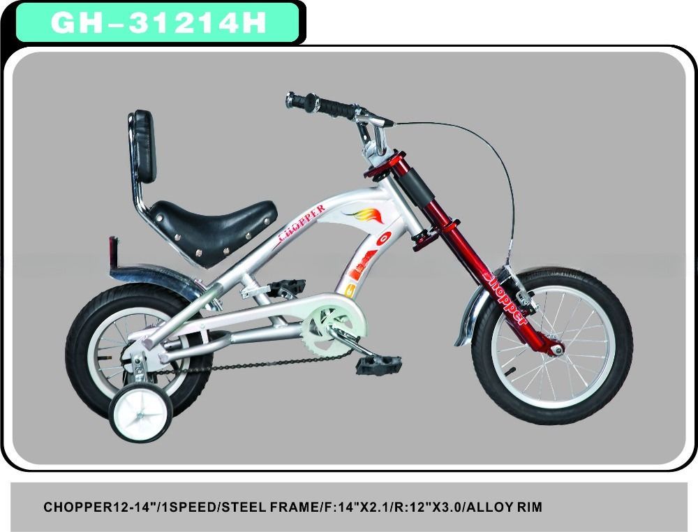 Bicicleta con manivela de acero en cualquier color