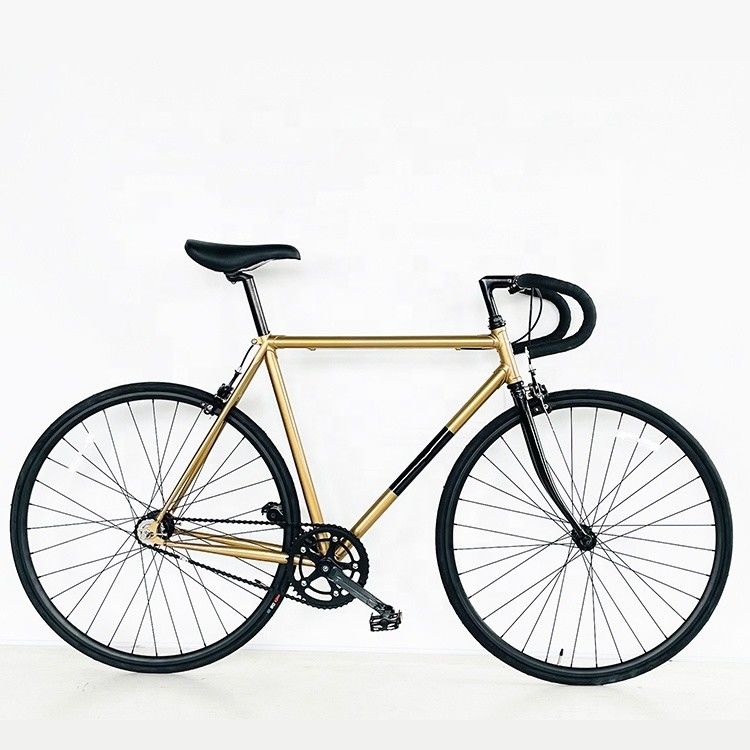 OEM Color 700C Cuadro de carga Fixie Gear Bicicleta con piezas de aluminio y marco de acero
