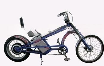 Capacidad de la batería 36V / 10AH 24 pulgadas Chopper Bicicleta Mejor opción con 30km / h velocidad máxima