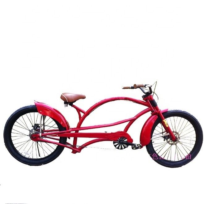 Rim de aluminio de 24&quot;x3.0 CE de América largo Hi-Ten Cuadro de acero Chopper Beach Cruiser Bicicleta