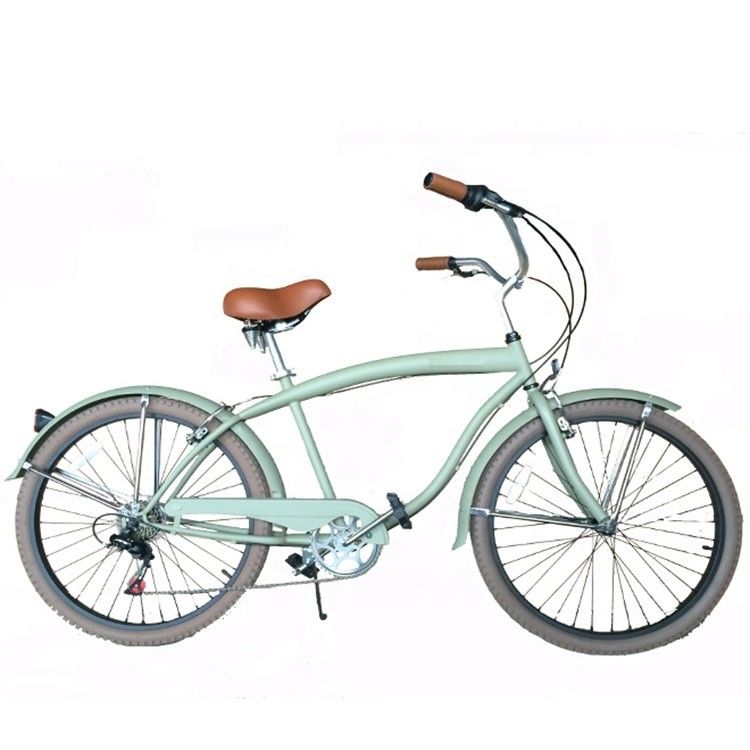 Doble V Freno 26 &quot; 2.125 Blanco Pneumático de pared Hi-Acier Marco Shimano 7 velocidad OEM Personalizado para hombres adultos CE CPSC EE.UU. Mercado Beach Cruiser Bicicleta