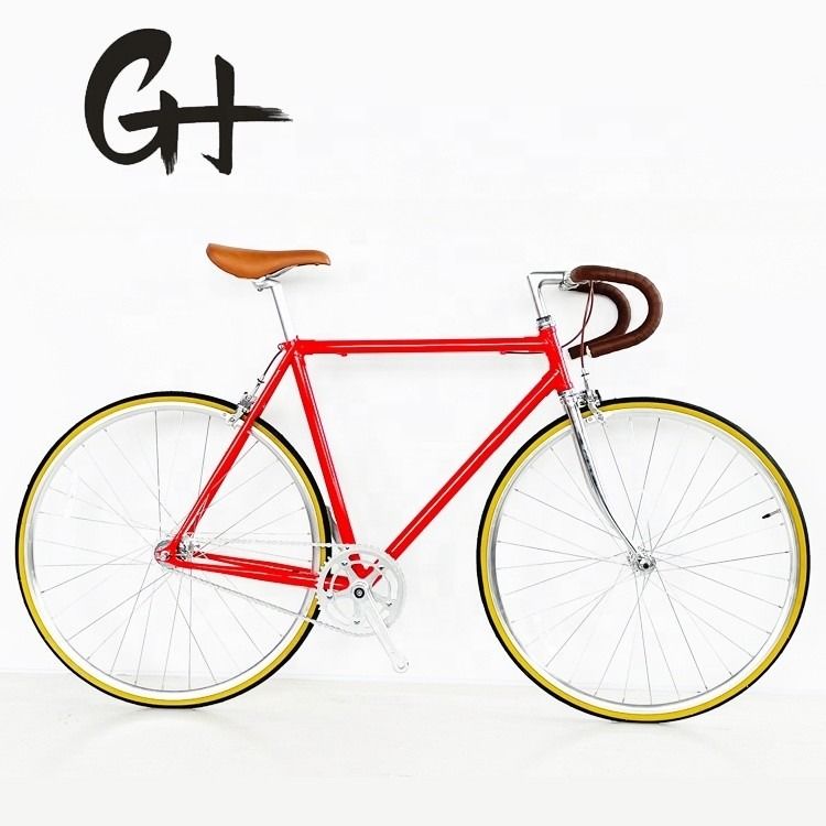 Cadro de acero Cr-Mo Fixie Bicicleta con marco clásico y diseño ligero de 11 kg