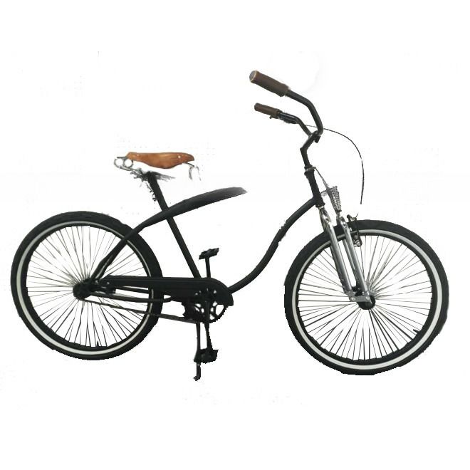 CE EE.UU. Cuadro duro sin amortiguador trasero 26 &quot;Crucero de playa de velocidad única para relajación masculina