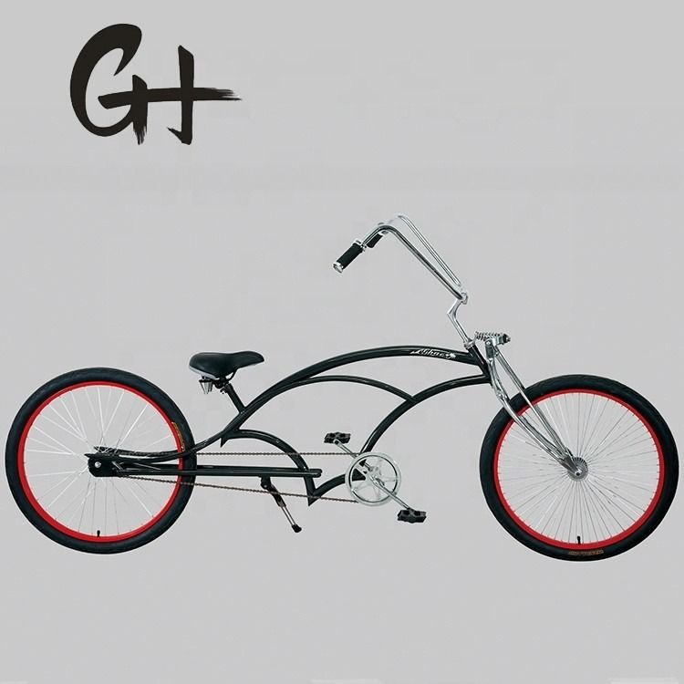 26 pulgadas Chopper estilo de playa Cruiser bicicleta con tenedor de acero y 150 kg de capacidad de carga