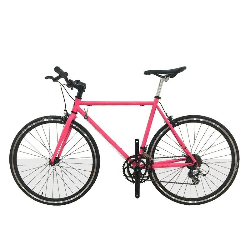 Aluminio sin hilos 700C Hi-Ten Cuadro de acero Sunrace 14S Velocidades de la bicicleta de carretera para adultos
