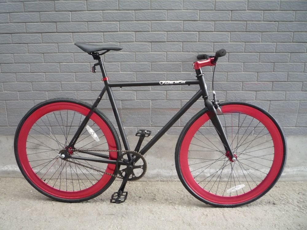 Aprobación CE Colorido neumático de bicicleta de engranaje fijo 700*23C/25C/28C KENDA Material de aro de aluminio