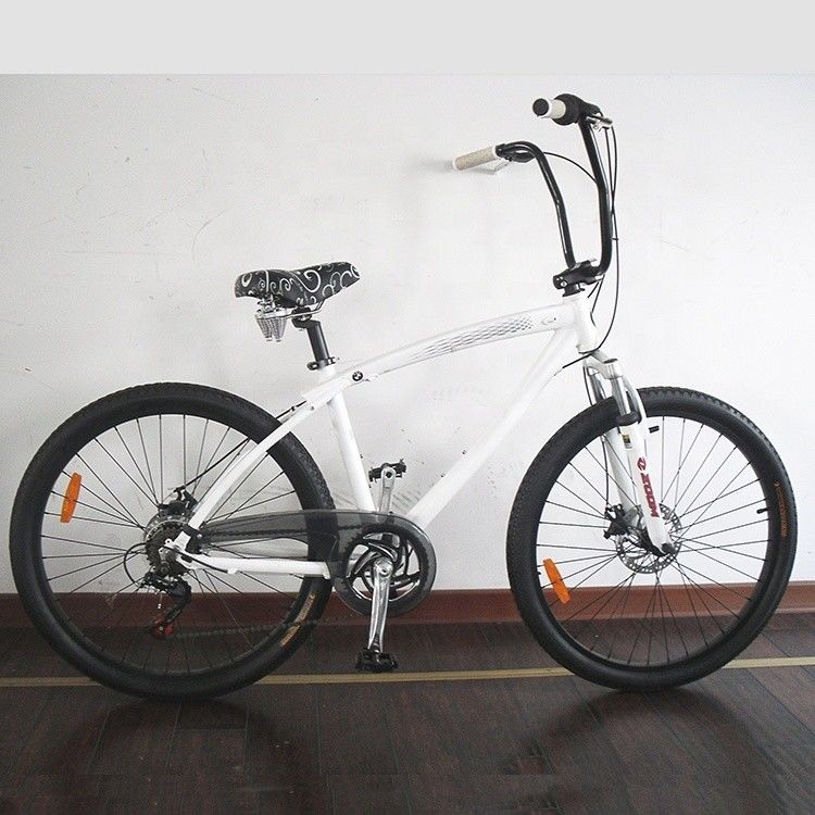 OEM Color Paint 26 pulgadas 3.0 neumático marco de aluminio crucero de playa bicicleta de 7 velocidades Shimano