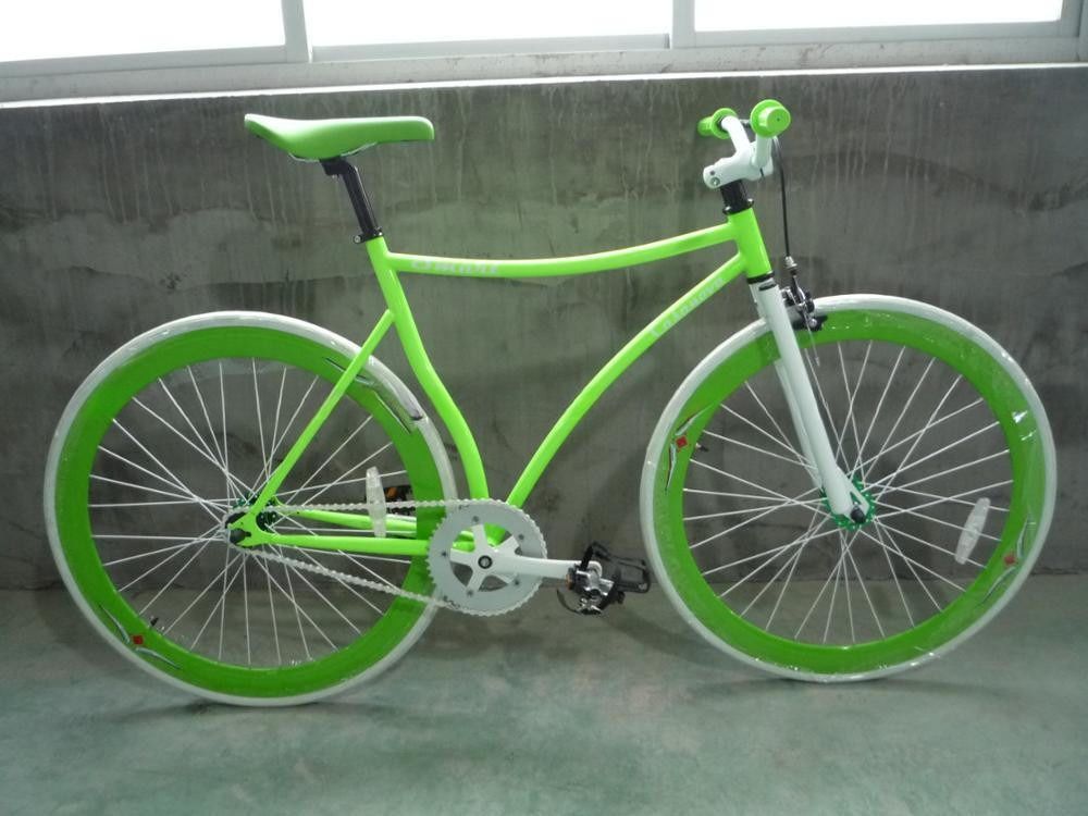 Precio asequible RED MIX BULE Colorida bicicleta de engranaje fijo bicicleta fija con tallo de acero 10kg