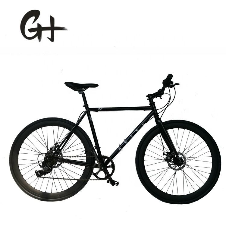 700C freno de disco bicicleta de carreras estadounidense con acero CR-MO y Shimano 7S OEM/ODM CPSC