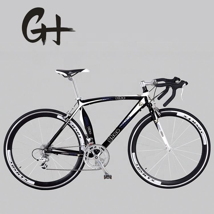Bicicleta de carreras Pedal 700C ordinaria con marco ligero de aleación de aluminio y 24 velocidades
