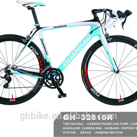 700C Bicicleta de carretera Bicicleta de carreras Bicicleta con material de borde de fibra de carbono plegable NO plegable