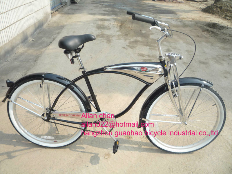 26&quot; de suspensión de resorte tenedor de playa Cruiser Bike Vintage City Bike con CE ISO9001 CPSC