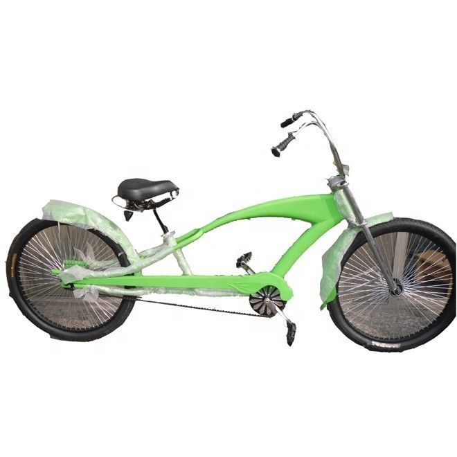 Rim de aleación de aluminio de 24 pulgadas 3.0 Freno de disco de neumático Chopper largo Beach Cruiser Bike OEM / ODM