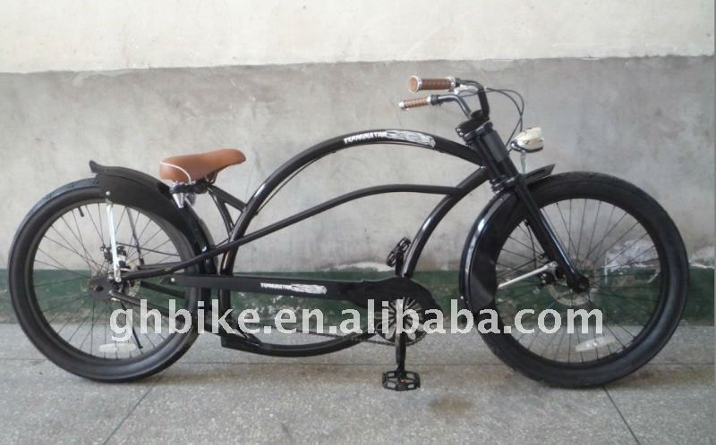 24 &quot;Hombres y Mujeres Moda Chopper Beach Cruiser Bicicleta Bicicleta con peso brillante de 19 kg