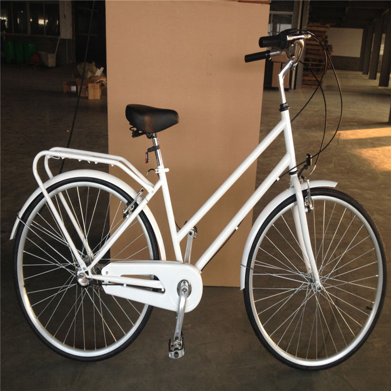 Cuadro de acero trasero de 26 pulgadas Nexus 3 velocidad de las damas de la ciudad de la bicicleta para ir y venir a la ciudad