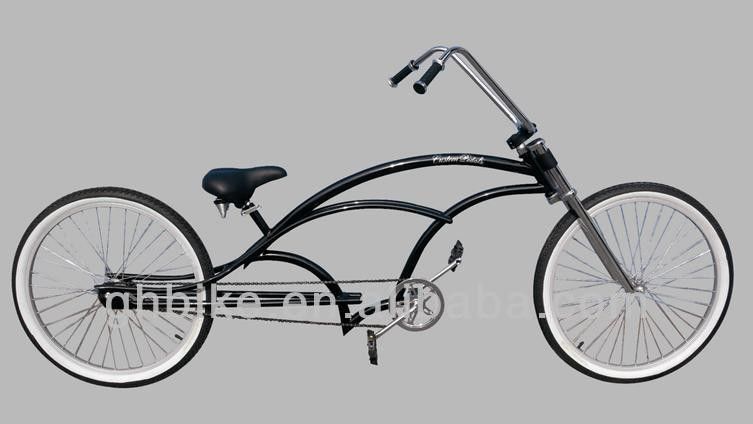 Pedido 26' Long Beach Cruiser Bicicleta Bicicleta Chopper Cruiser Ciclismo Crucero de playa de hombre
