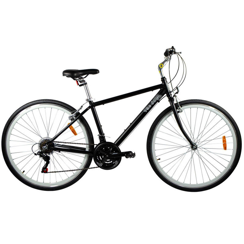 Cuadro de aleación de aluminio 700C de 7 marchas Clásico City Cruiser Ciclo Unisex Hombre Bicicleta para Hombres Bicicleta híbrida 13kg