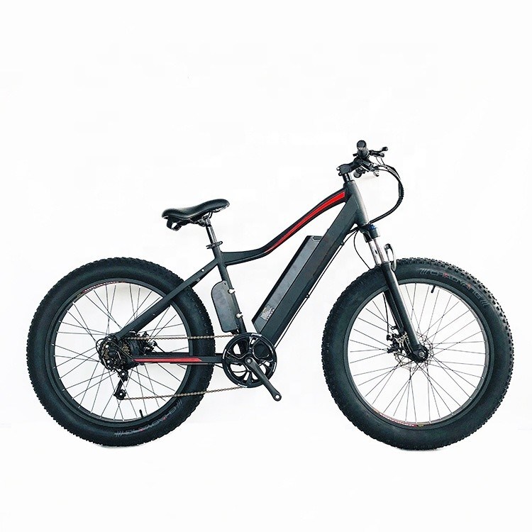 48V 500W 14AH Batería de litio eléctrica de montaña neumático graso bicicleta de nieve para el mercado de EE.UU.