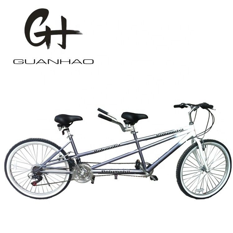26 pulgadas de Aluminio Rim Tandem Bike con 21KG Acero Marco de Montaña y Shimano 18 velocidades