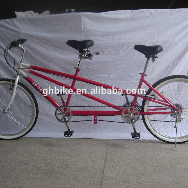 Material de la llanta de aleación de aluminio 26 &quot;baja bici tandem para 2 o 3 personas manivela de aleación