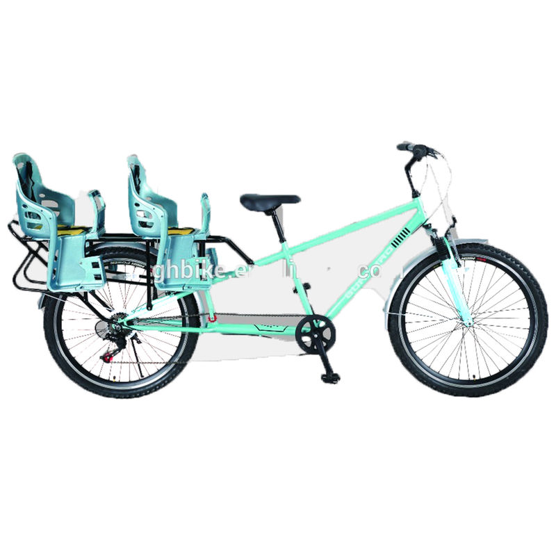 21 velocidades de engranaje bicicleta tándem para dos jinetes diseño plegable NO ruedas de entrenamiento