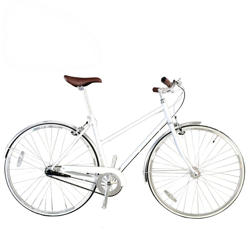 Vintage CR-MO Acero 4130 Mujeres Mujeres Mujeres Interiores 3 Velocidades City Bike para el mercado europeo