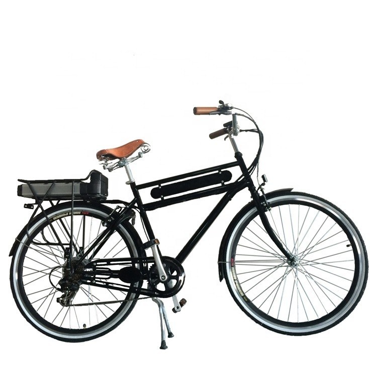 36V 10Ah 250W 700C Marco de acero UL2849 Cargo Eléctrico de trabajo pesado holandés hombres adultos City Ebike