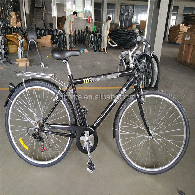 Bicicleta híbrida para adultos 700C de 6 velocidades Lady City Cruiser Bicicleta con peso bruto de 17 kg