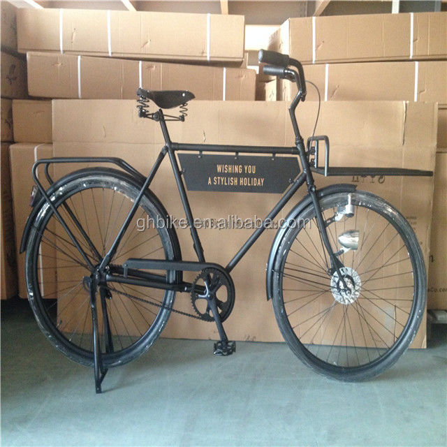 Cuando Hub y borde de aluminio equipado con velocidad única Vintage estilo retro bicicleta para hombres