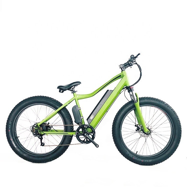 26" 500W 14AH Batería de litio neumático de nieve de grasa bicicleta de montaña eléctrica para hombres adultos par 80-90 Nm